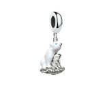 Polar bear and seal charm.