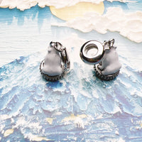 Polar bear charm pendants.