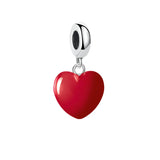 Red heart charm.