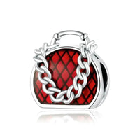red purse charm