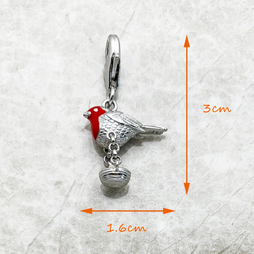 Robin Charm | Pandora Bracelet Compatible – Planet Charms
