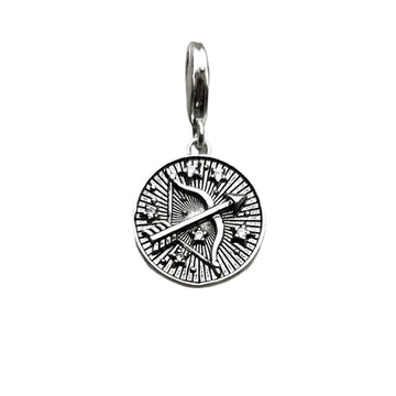 Silver Sagittarius pendant.