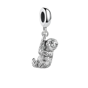 Silver sloth charm.