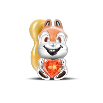 Sterling Silver Squirrel charm