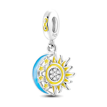sun moon charm