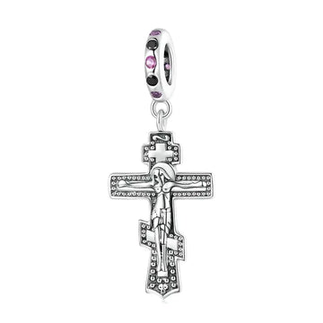 Woman Cross Charm