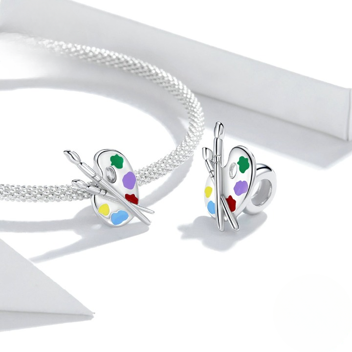 Paint Palette Charm 🎨 Fits Pandora Bracelets Charms