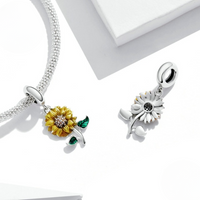 sunflower pandora charm