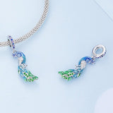 peacock pendant