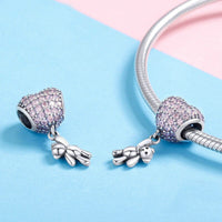beart attached to heart charm