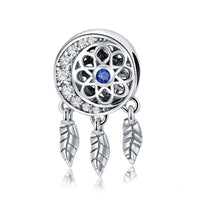 Blue dream catcher charm