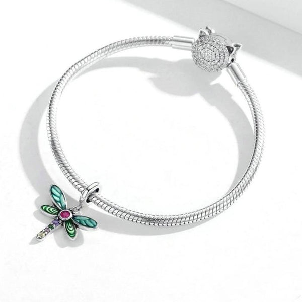 dragonfly pendant bracelet