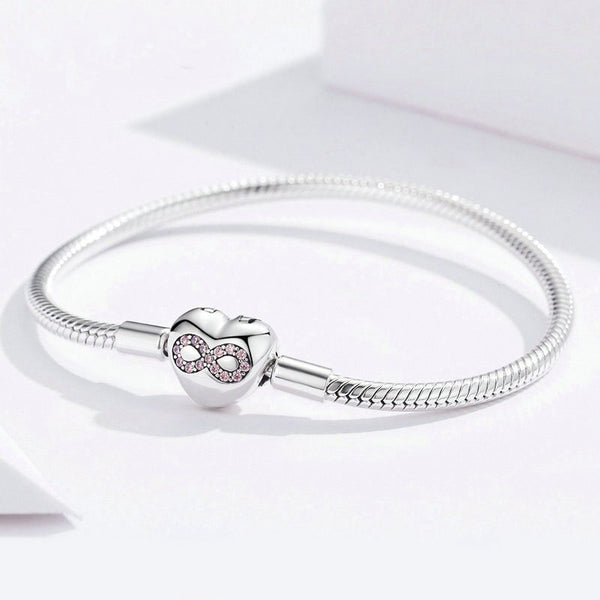infinity heart bracelet