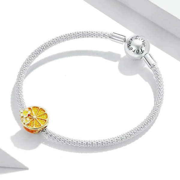 orange slice charm