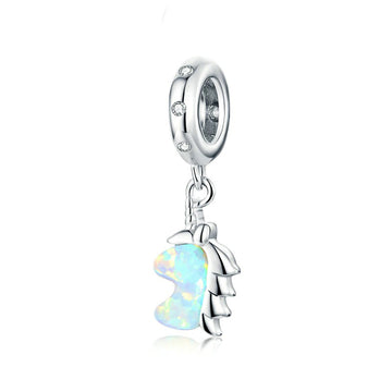 Sterling silver unicorn charm